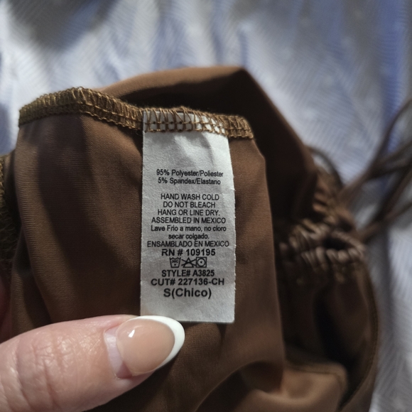 Brown Ruched Halter Top - Picture 4 of 4